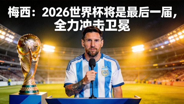 阿根廷队长梅西确认2026世界杯将是其最后一届世界杯，全力冲击卫冕冠军