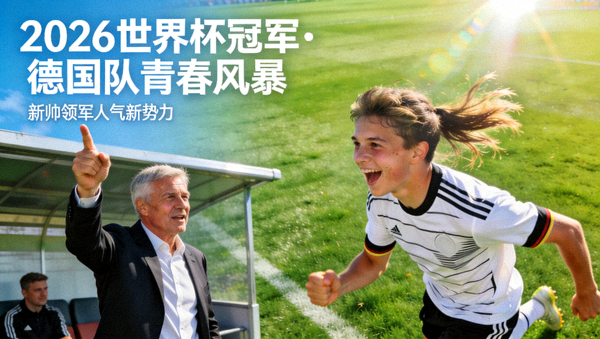德国国家队新帅带领球队重整旗鼓，2026世界杯目标冠军，青春风暴席卷赛场